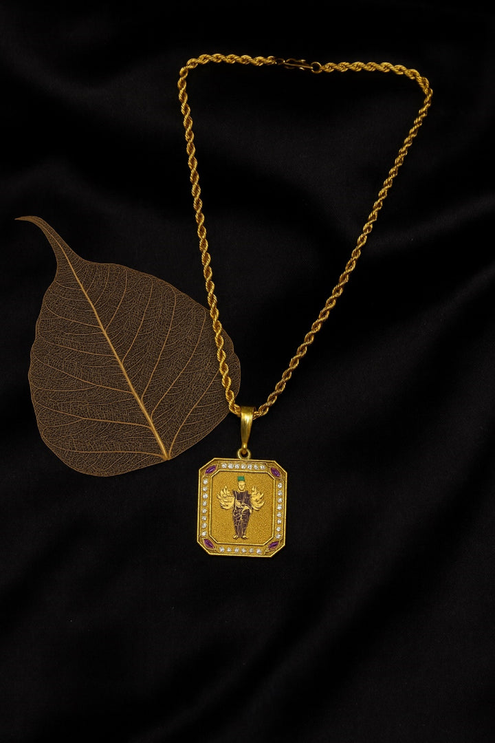 soni jewellery Gold plated chain with pendant necklace jewelry set for men women unisex