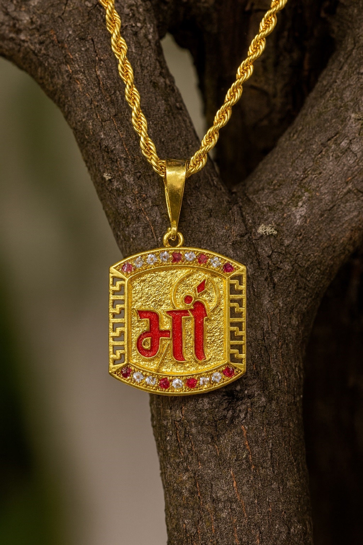 soni jewellery Gold plated chain with pendant necklace jewelry set for men women unisex