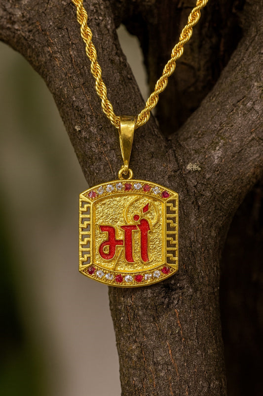 soni jewellery Gold plated chain with pendant necklace jewelry set for men women unisex