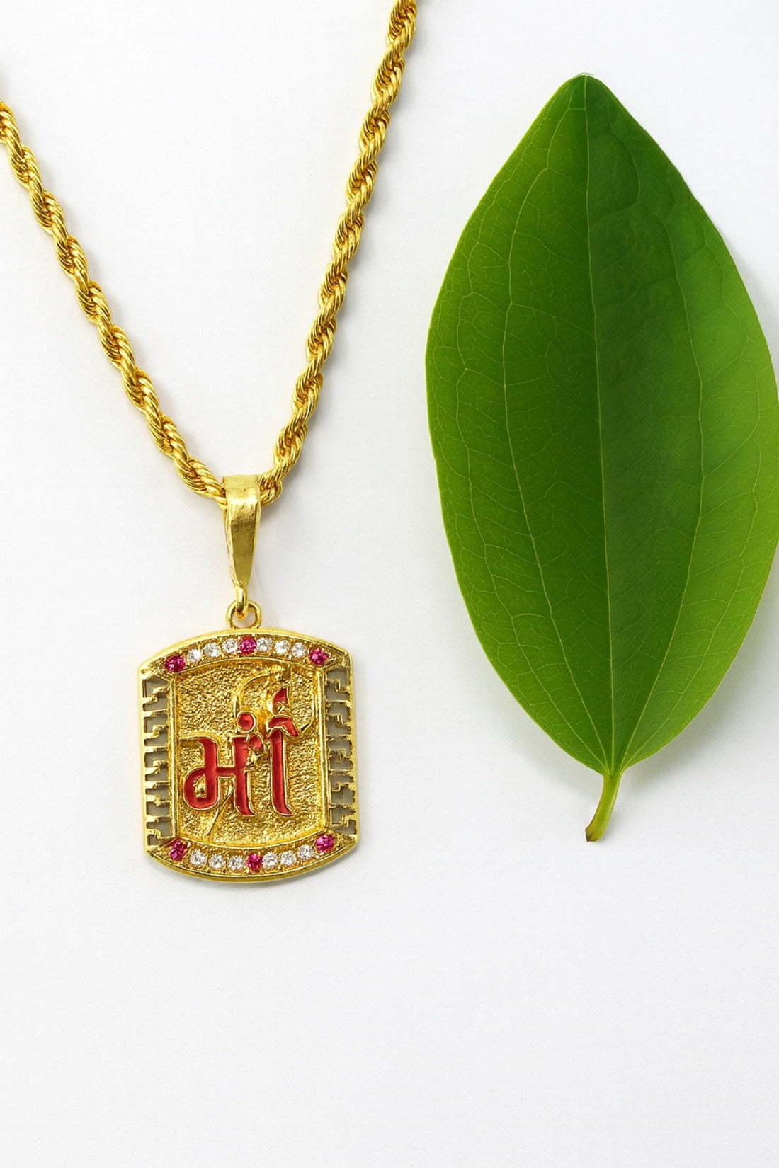 soni jewellery Gold plated chain with pendant necklace jewelry set for men women unisex