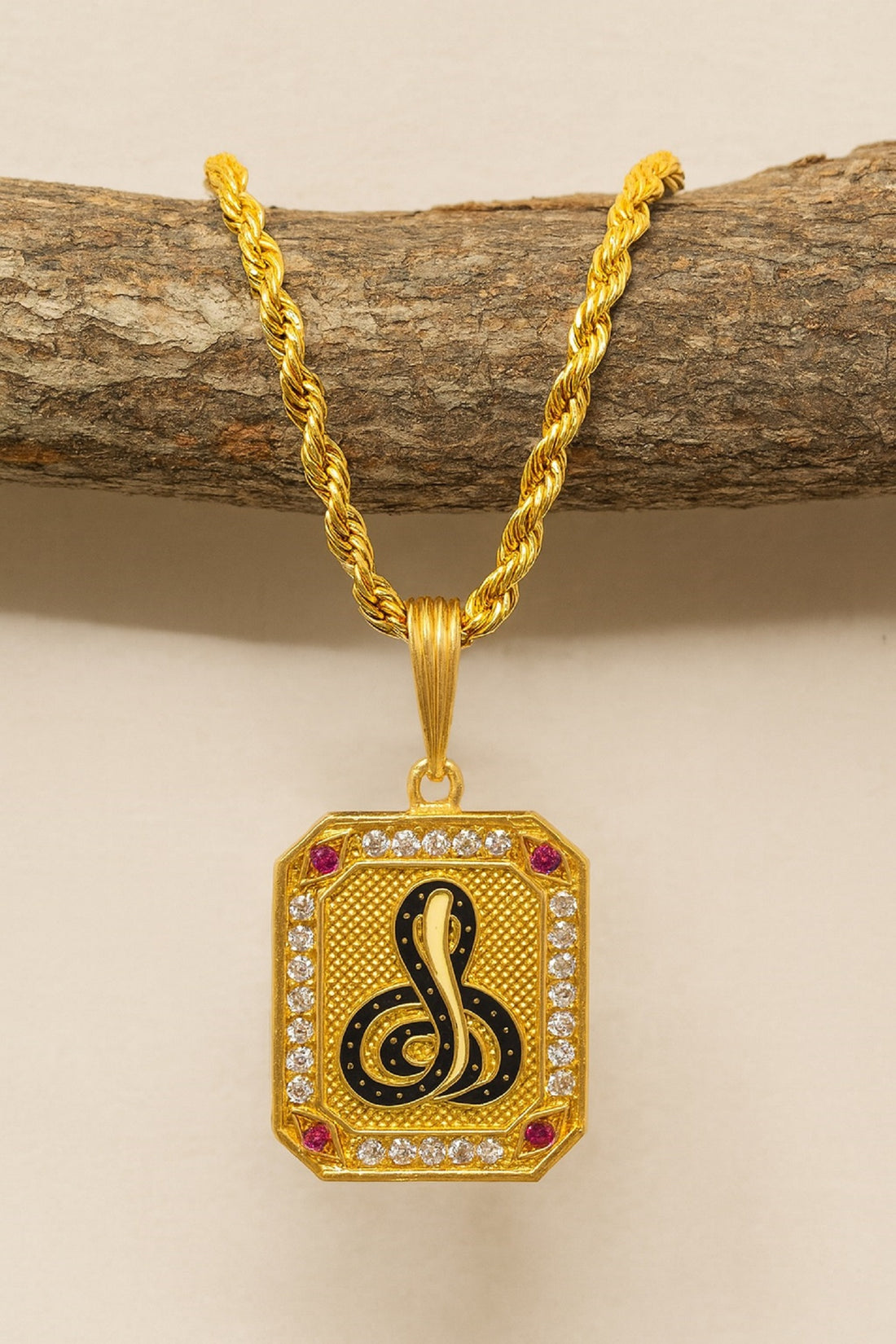 soni jewellery Gold plated chain with pendant necklace jewelry set for men women unisex