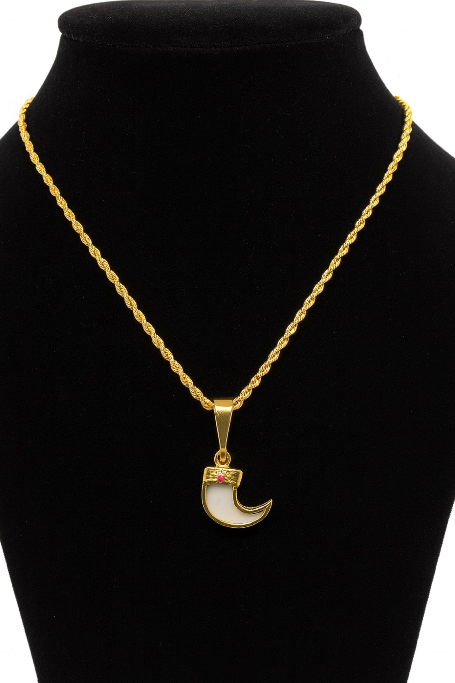 soni jewellery Gold plated chain with pendant necklace jewelry set for men women unisex