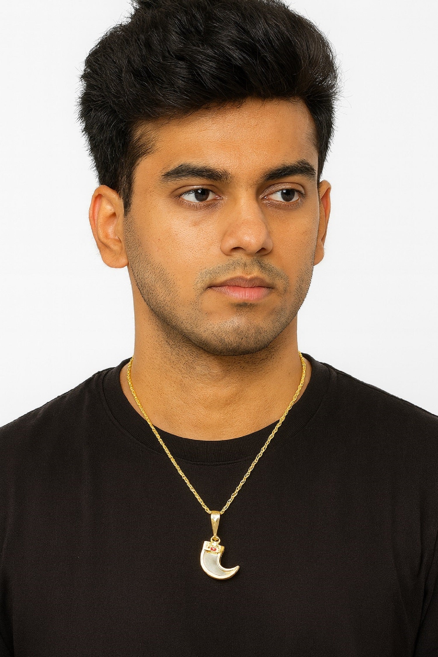 soni jewellery Gold plated chain with pendant necklace jewelry set for men women unisex