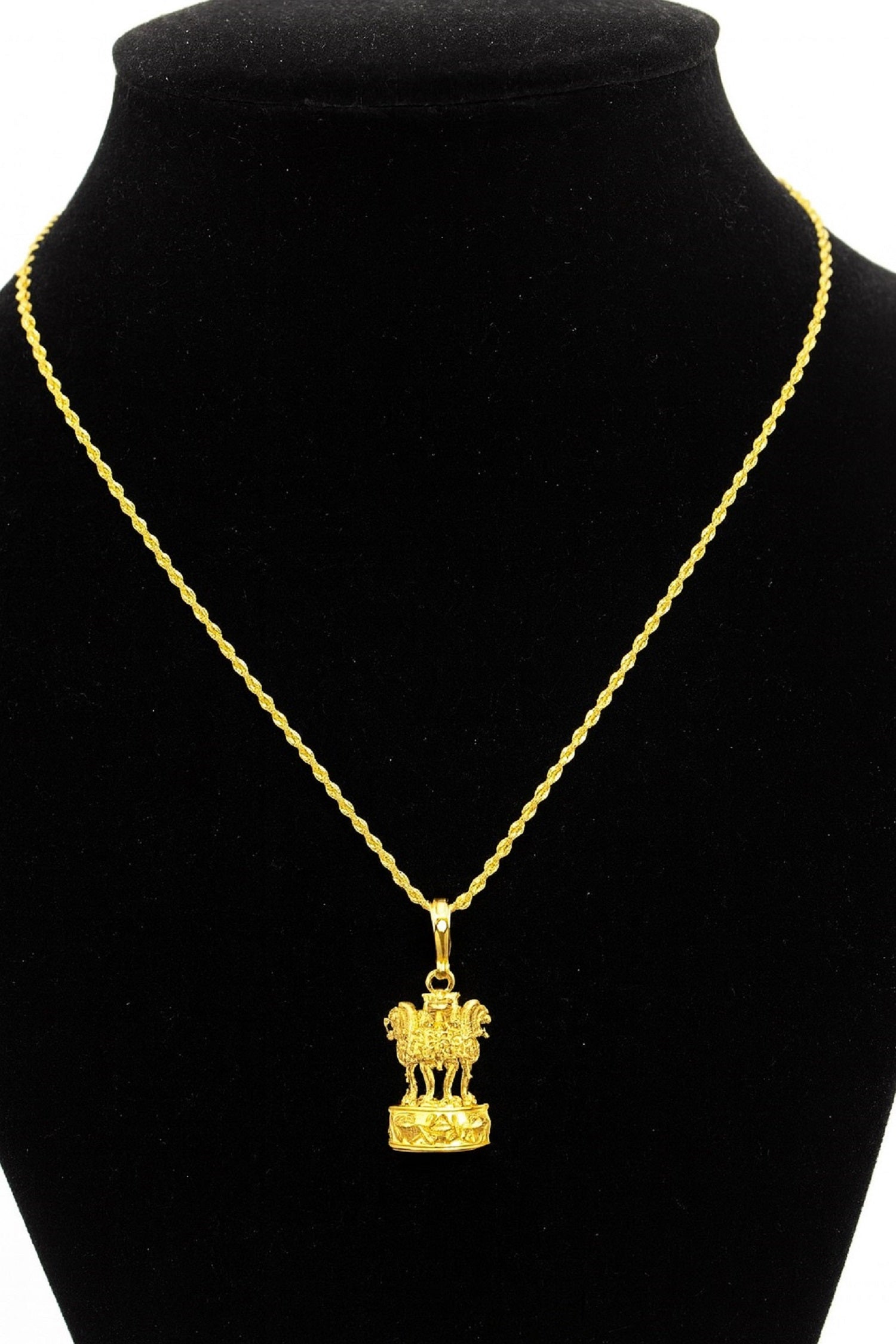 soni jewellery Gold plated chain with pendant necklace jewelry set for men women unisex
