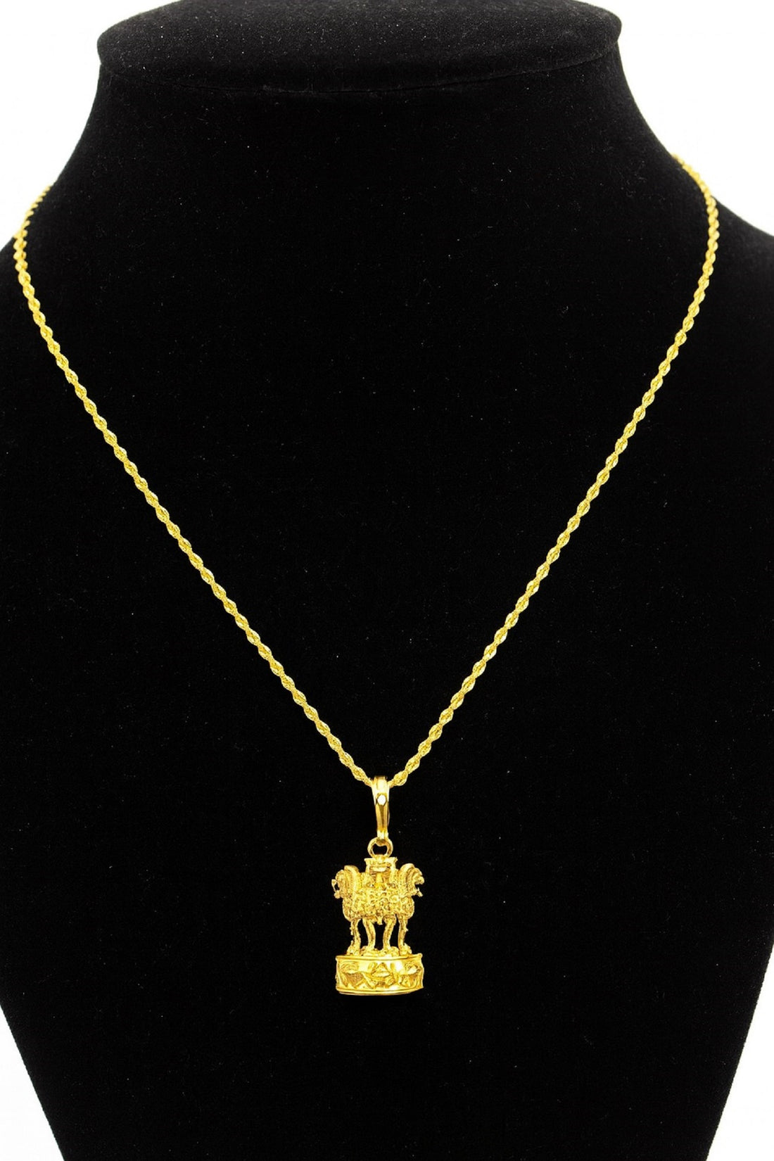 soni jewellery Gold plated chain with pendant necklace jewelry set for men women unisex