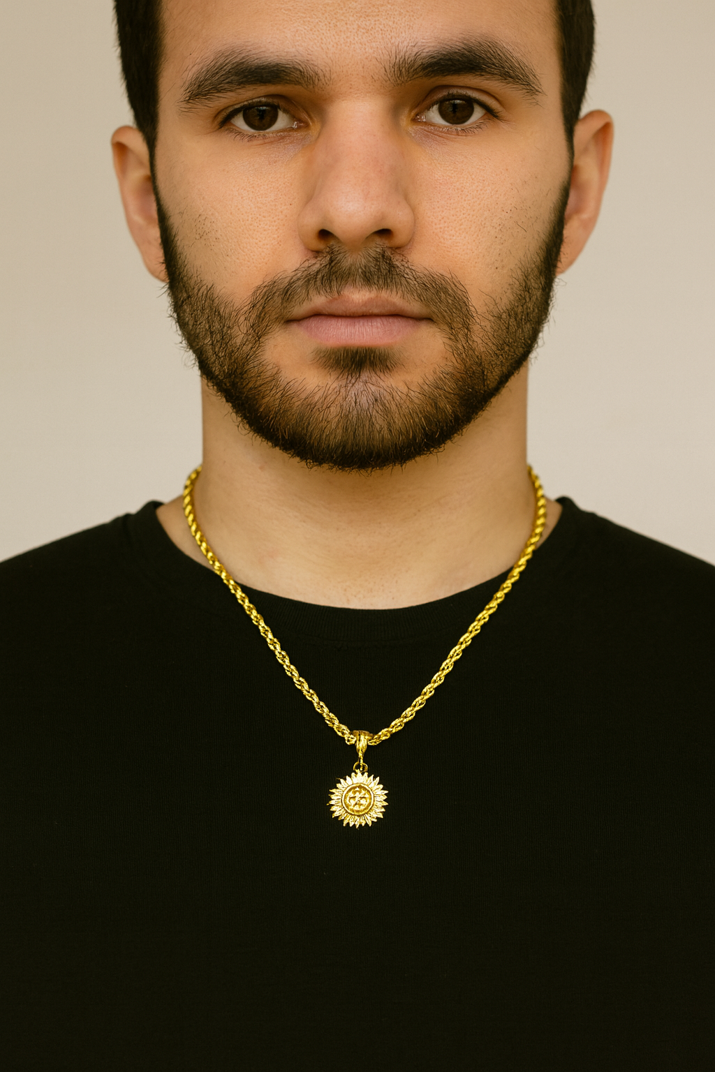 soni jewellery Gold plated chain with pendant necklace jewelry set for men women unisex