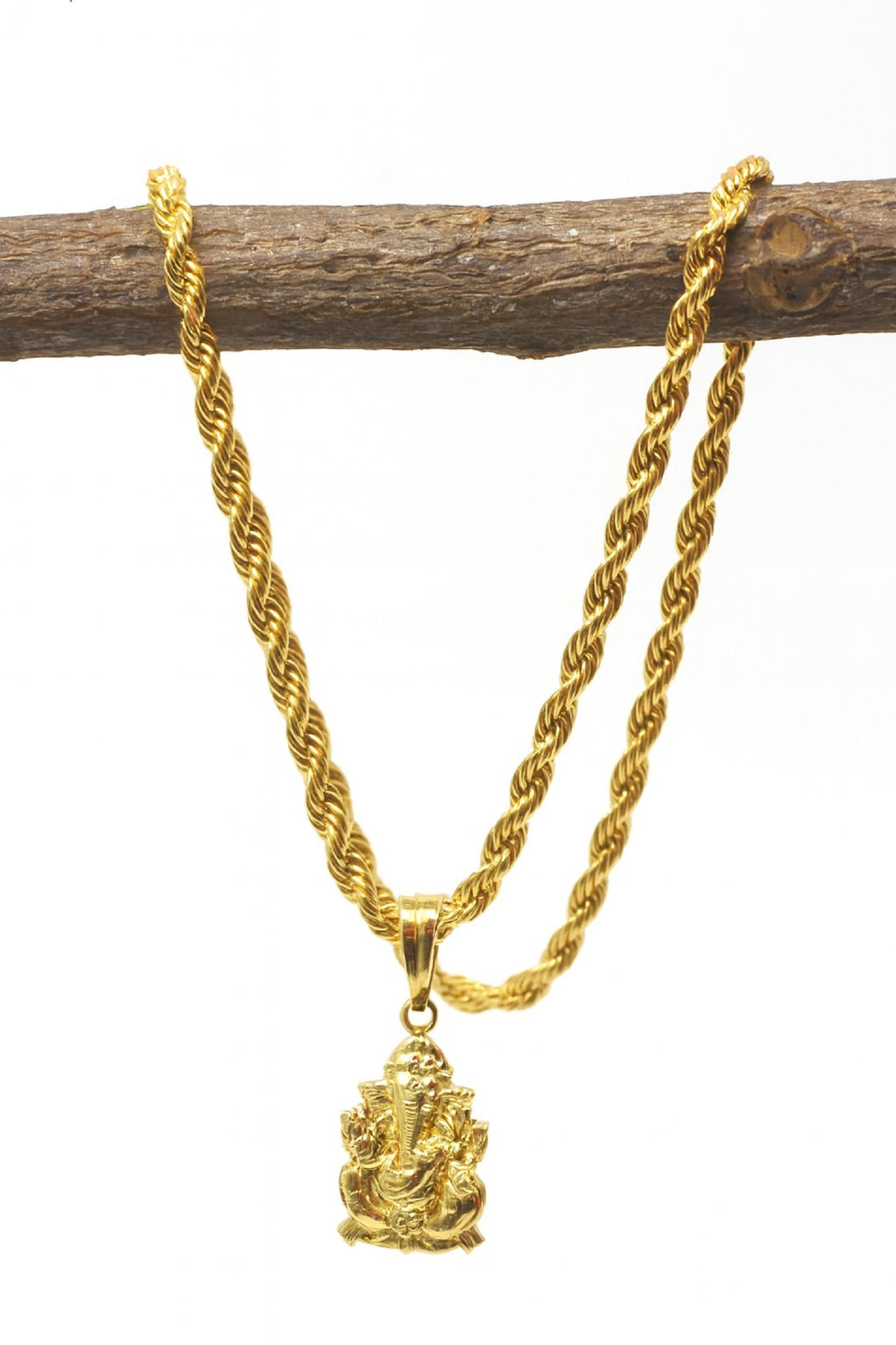 soni jewellery Gold plated chain with pendant necklace jewelry set for men women unisex