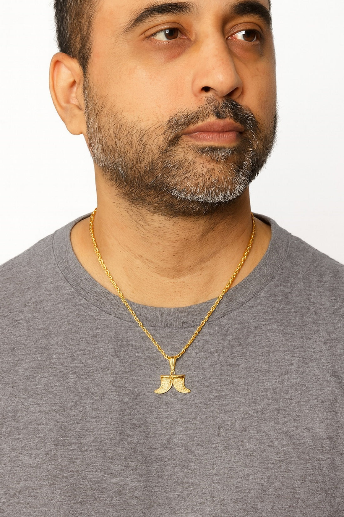 soni jewellery Gold plated chain with pendant necklace jewelry set for men women unisex