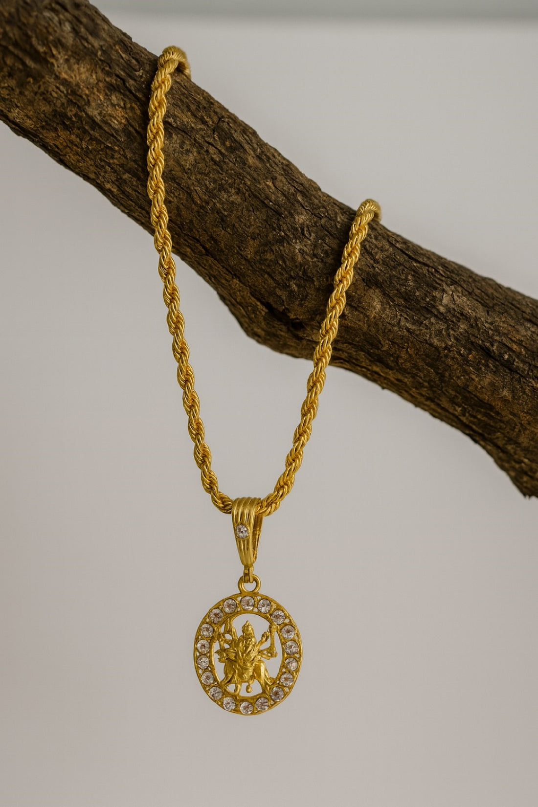 soni jewellery Gold plated chain with pendant necklace jewelry set for men women unisex