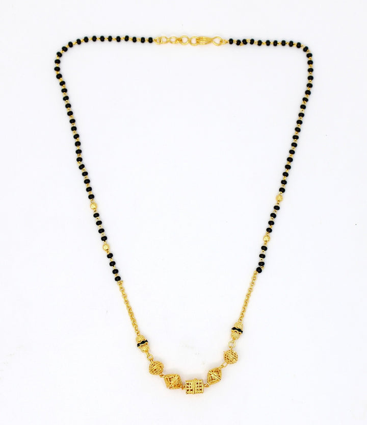 Traditional Box Bead Gold Plated Mangalsutra for Daily Wear – Elegant & Durable Design 💛