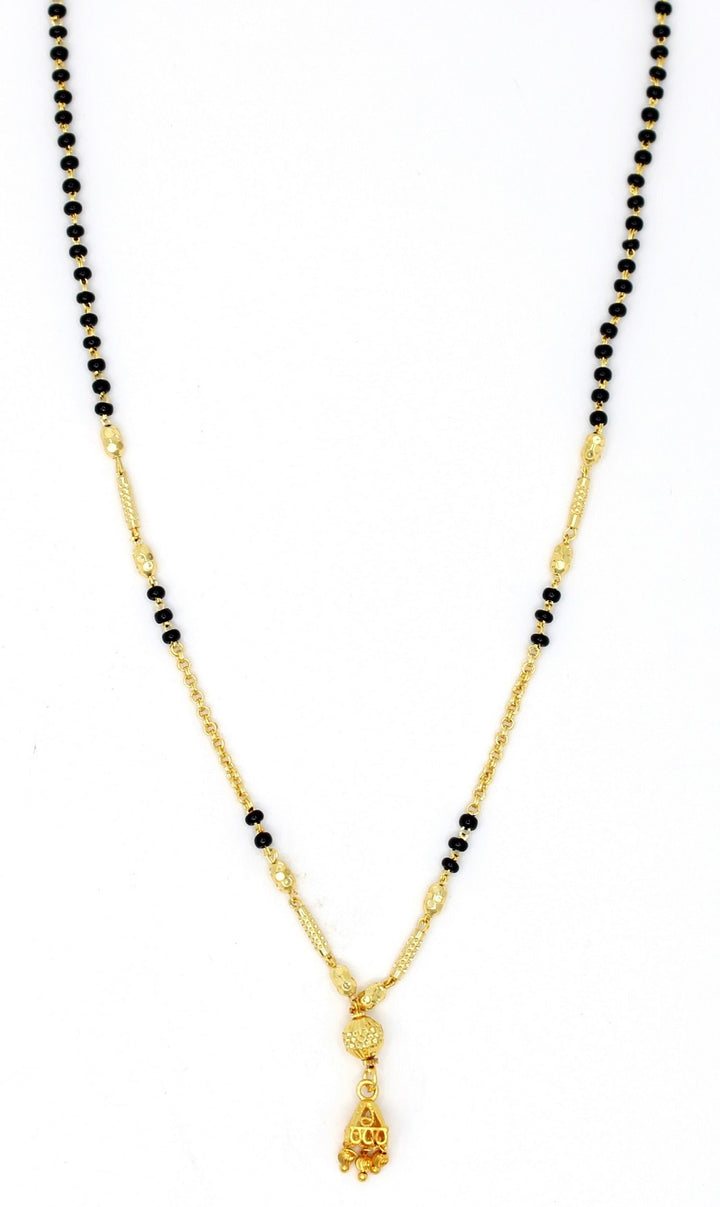 Classic Gold Plated Daily Wear Mangalsutra with Hanging Charm – Simple & Elegant Design 💛