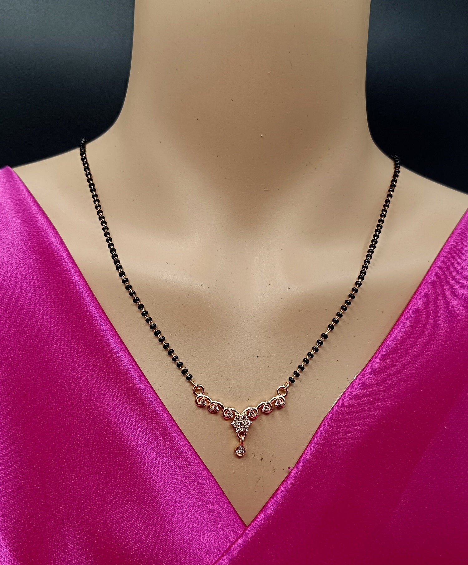 Combo of 3 Diamond Mangalsutras for Women – ₹499 Only | Stylish Look & Daily Use