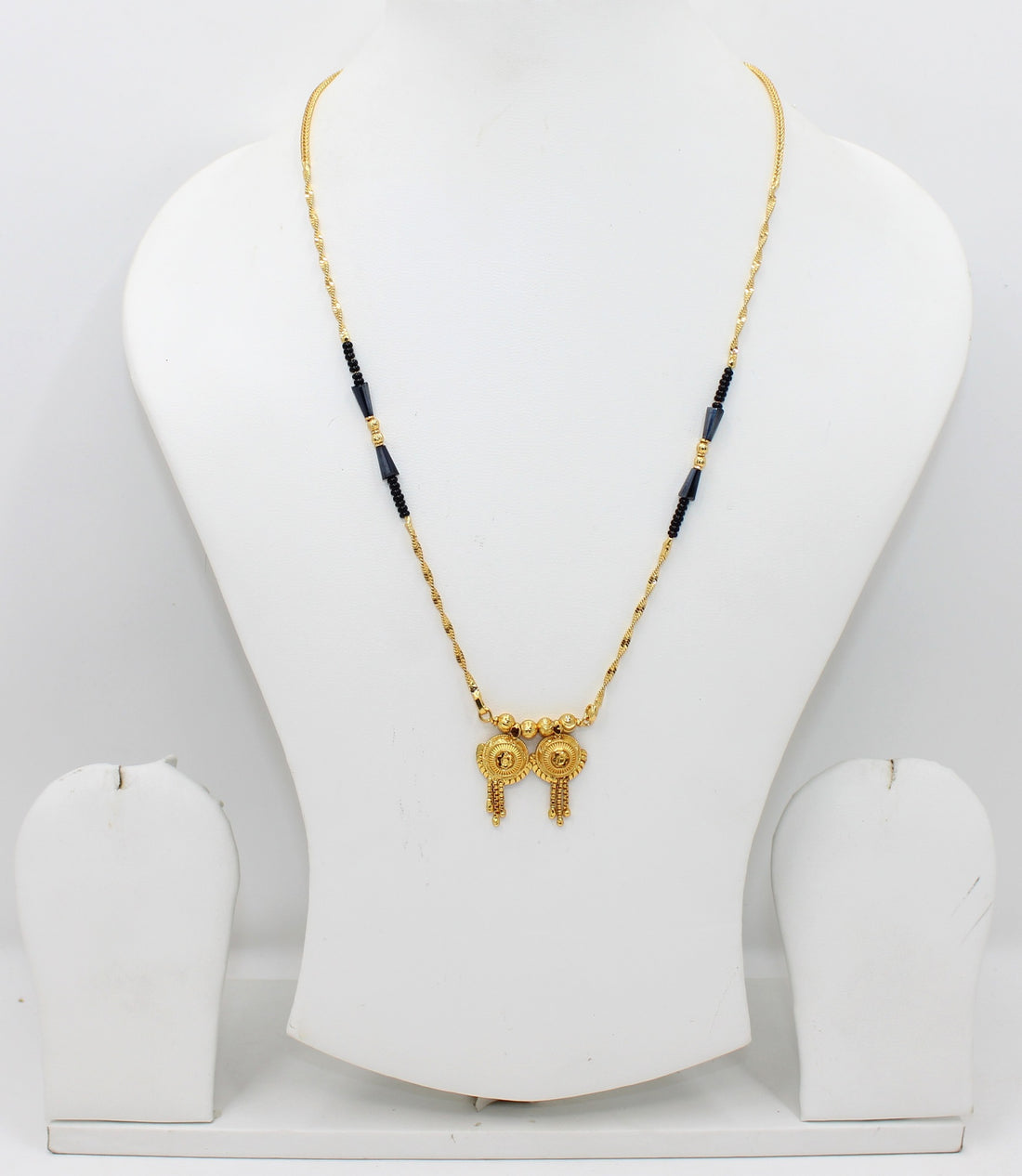 Elegant Double Layer Gold-Plated Mangalsutra – Royal Design for Modern Traditions 💛