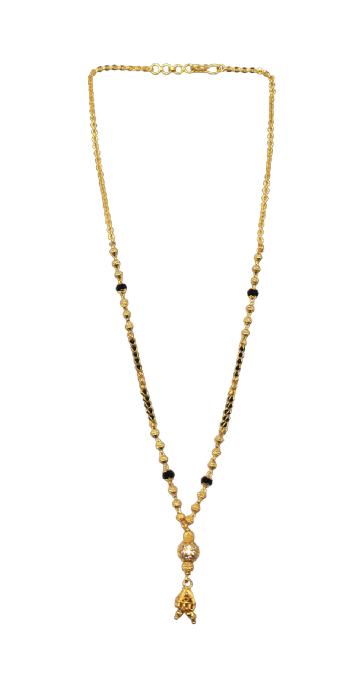 Premium Gold Plated Daily Wear Mangalsutra with Elegant Hanging Pendant – Traditional & Stylish 💛
