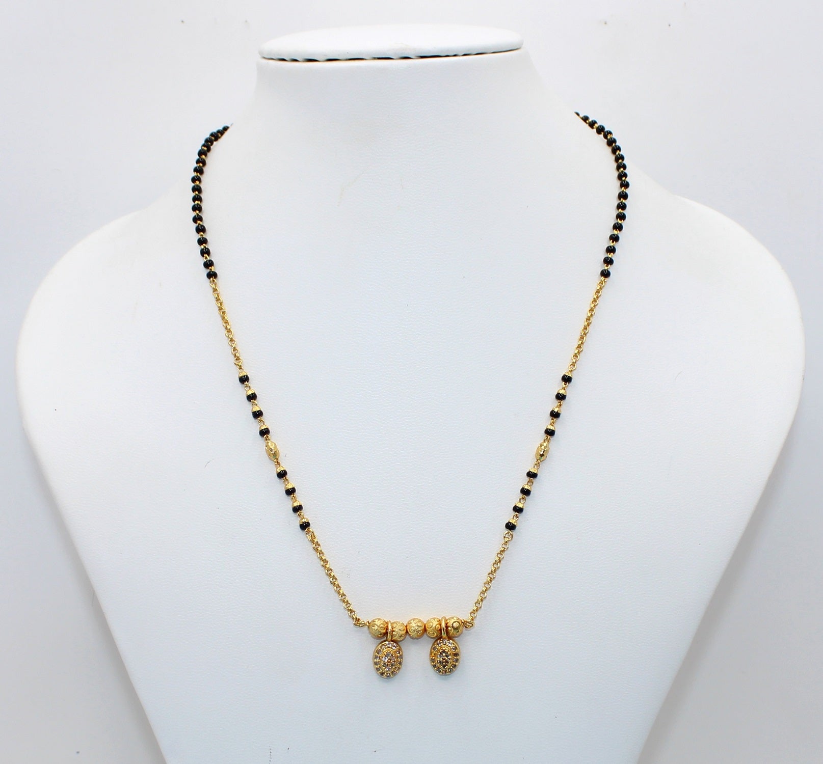 Royal Gold-Plated Double Drop Mangalsutra – Everyday Elegance with Traditional Touch 💛