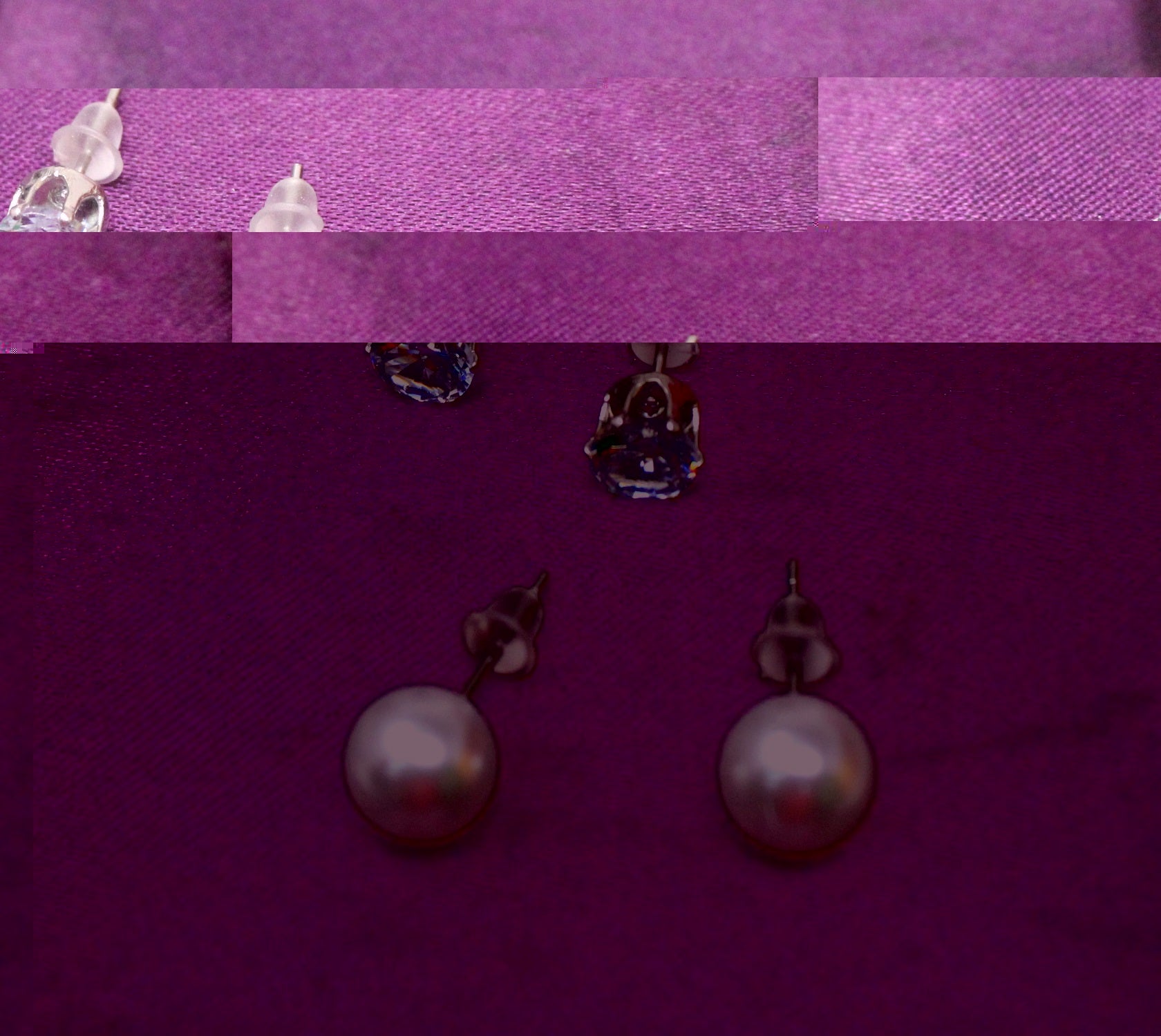 soni jewellery American Diamond Jewellery Set