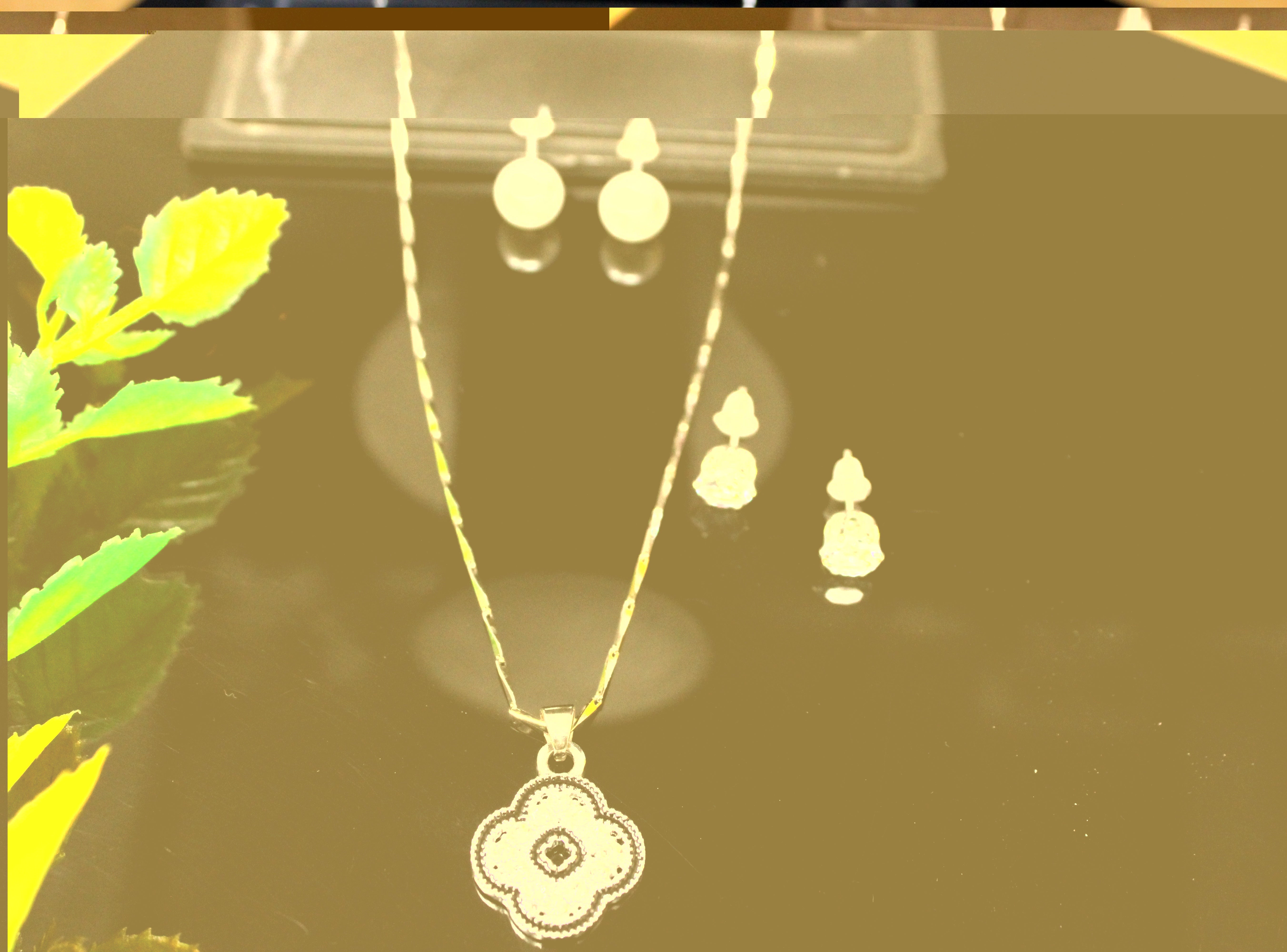 soni jewellery American Diamond Jewellery Set