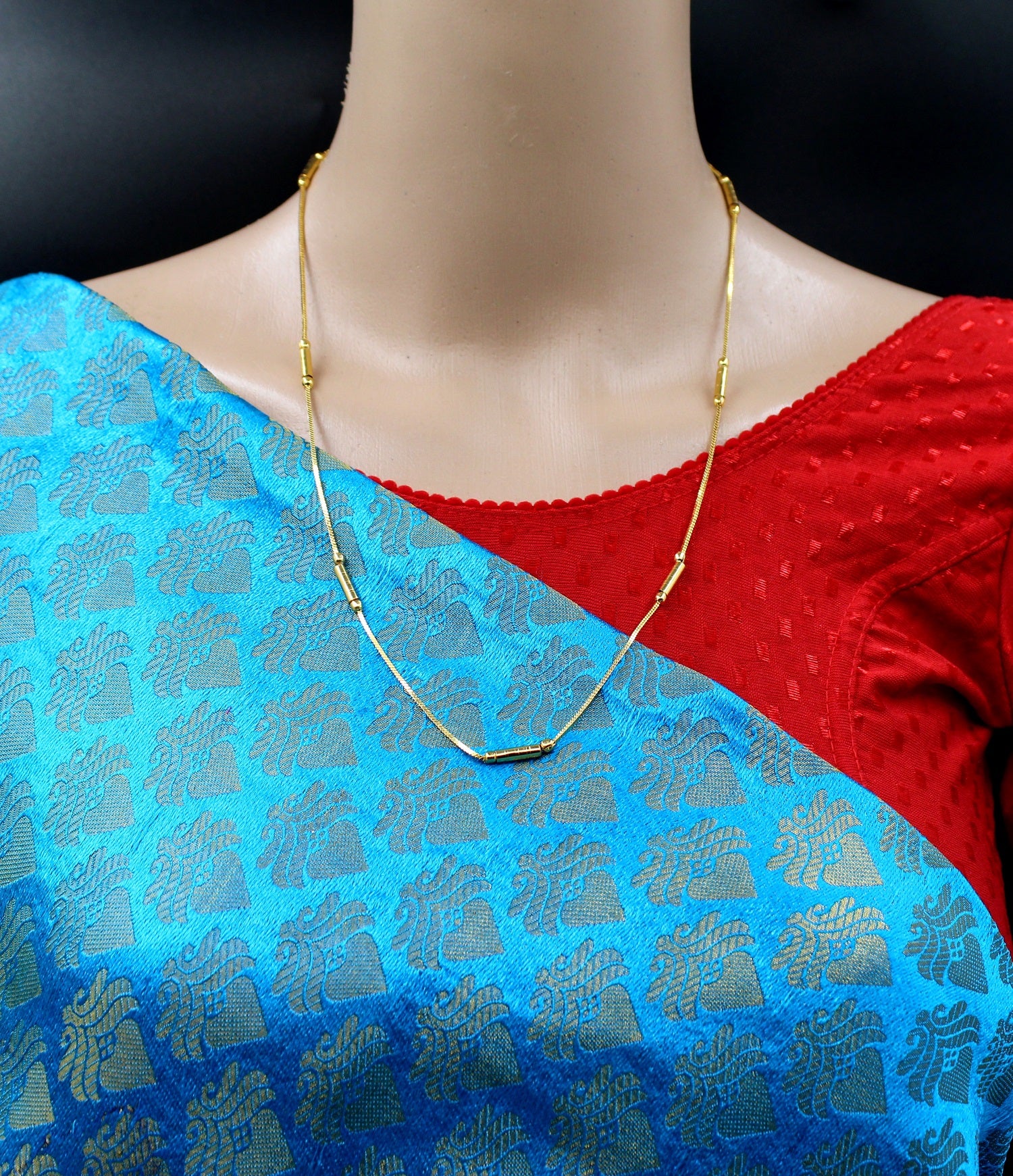 Elegant Gold-Plated Chain for Daily & Festive Wear – Lightweight & Skin-Friendly