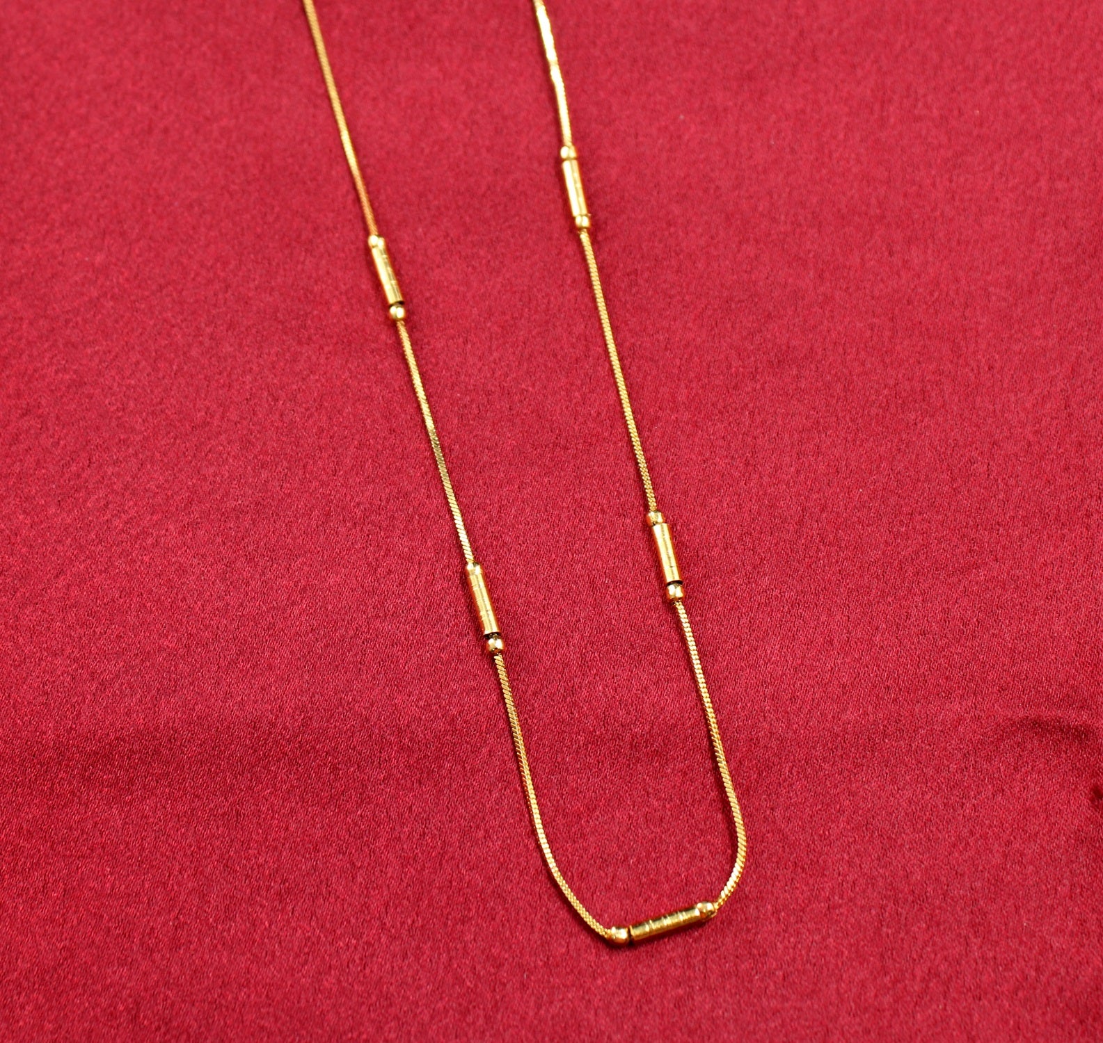 Elegant Gold-Plated Chain for Daily & Festive Wear – Lightweight & Skin-Friendly