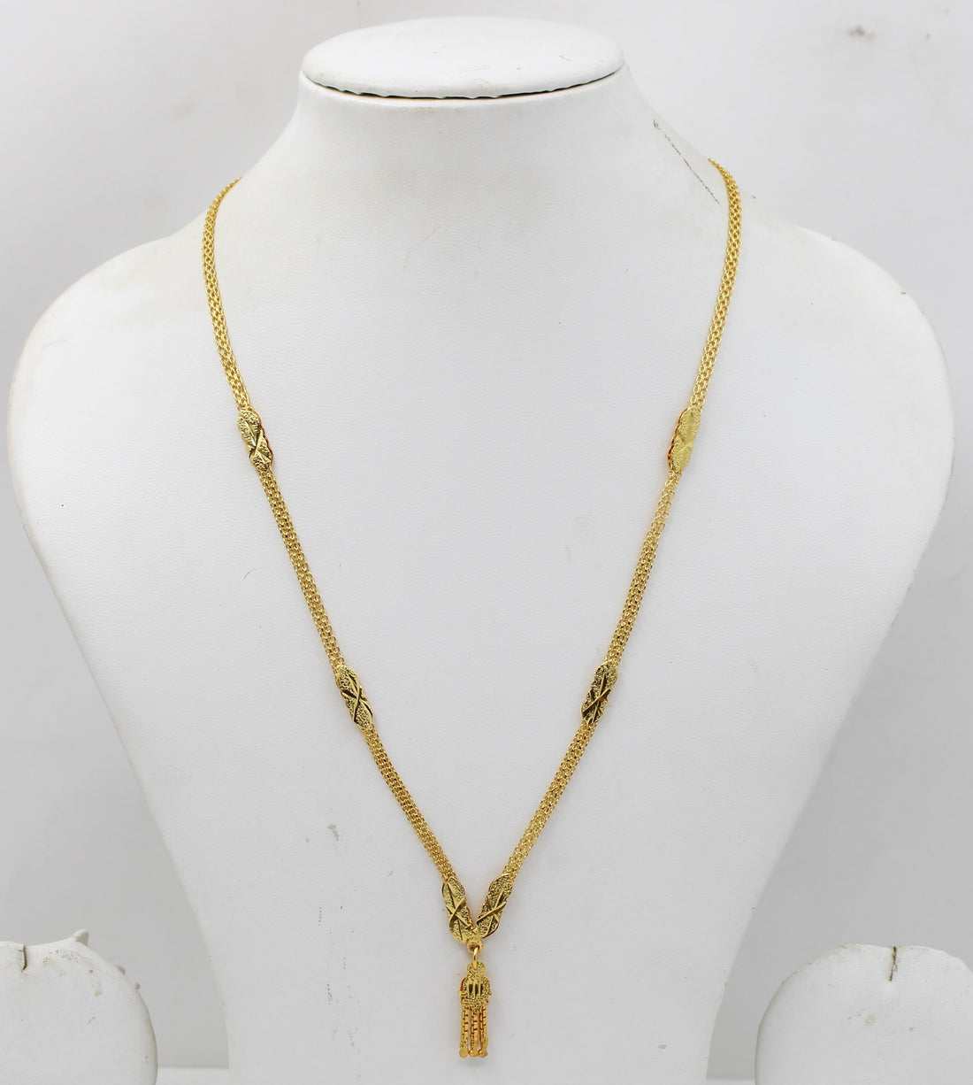 Allure Gold-Plated Chain & Pendant Set for Women – Traditional & Daily Wear