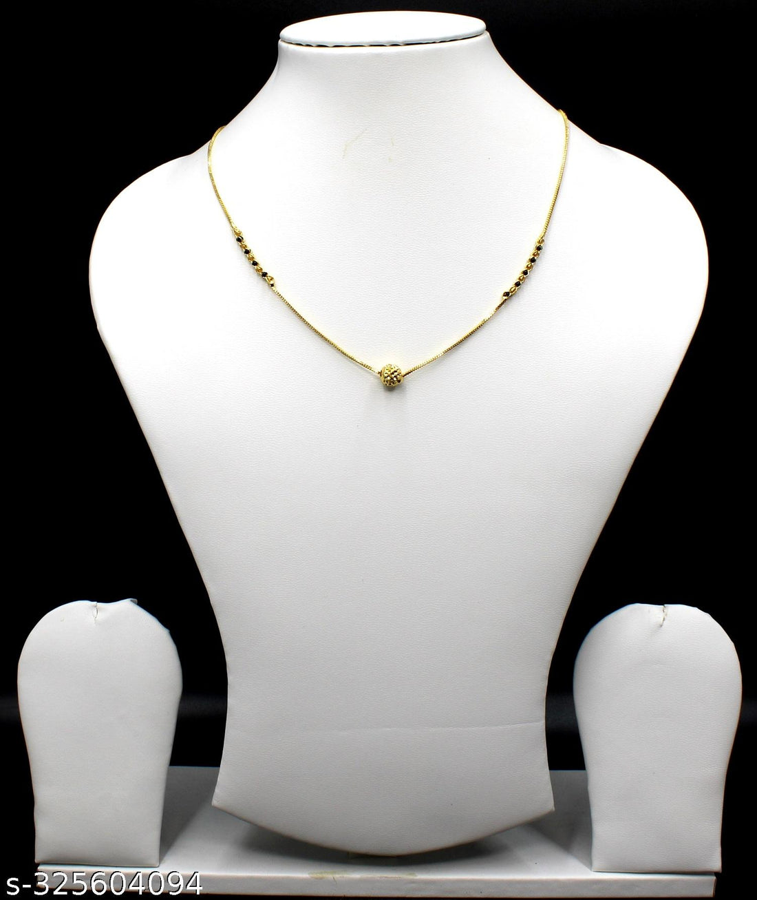 Single Bead Elegant Gold Plated Daily Wear Mangalsutra – Minimal & Timeless Design ✨