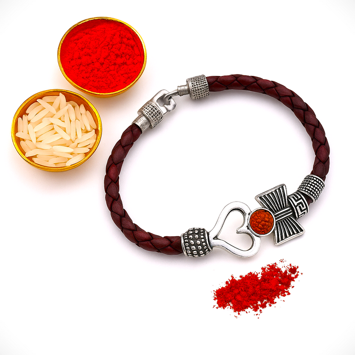 Gold Bracelet Rakhi for Brother – Raksha Bandhan Special | ₹249 Only